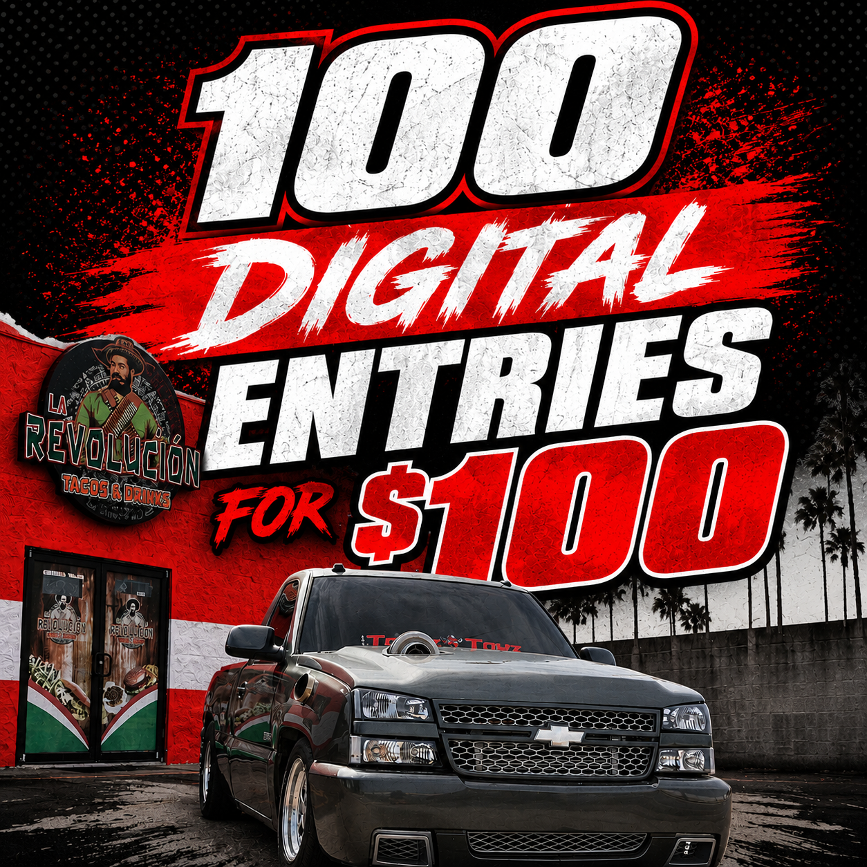 100 Digital Entries for $100 ✨️DOUBLE ENTRIES✨️