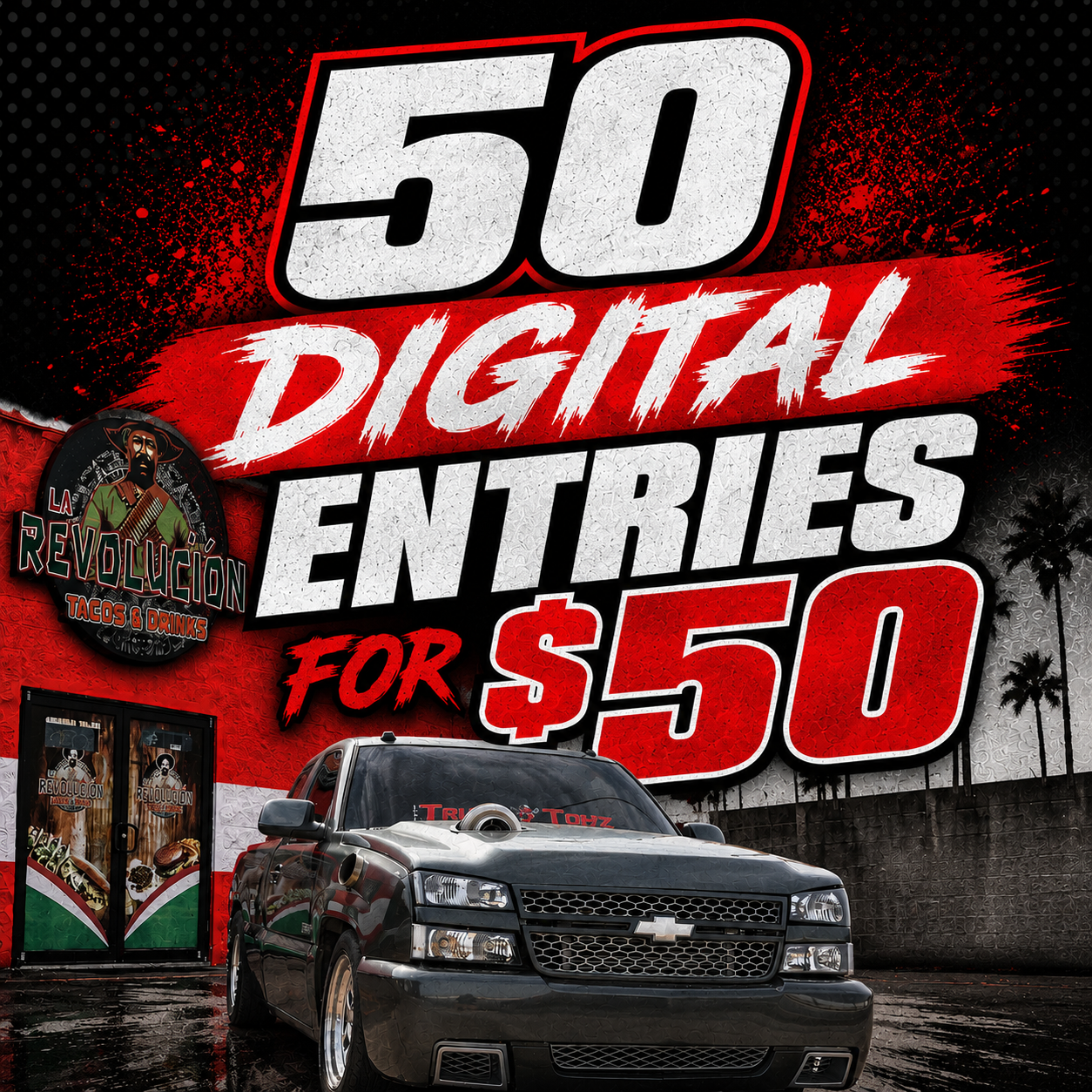 50 Digital Entries for $50 ✨️DOUBLE ENTRIES✨️